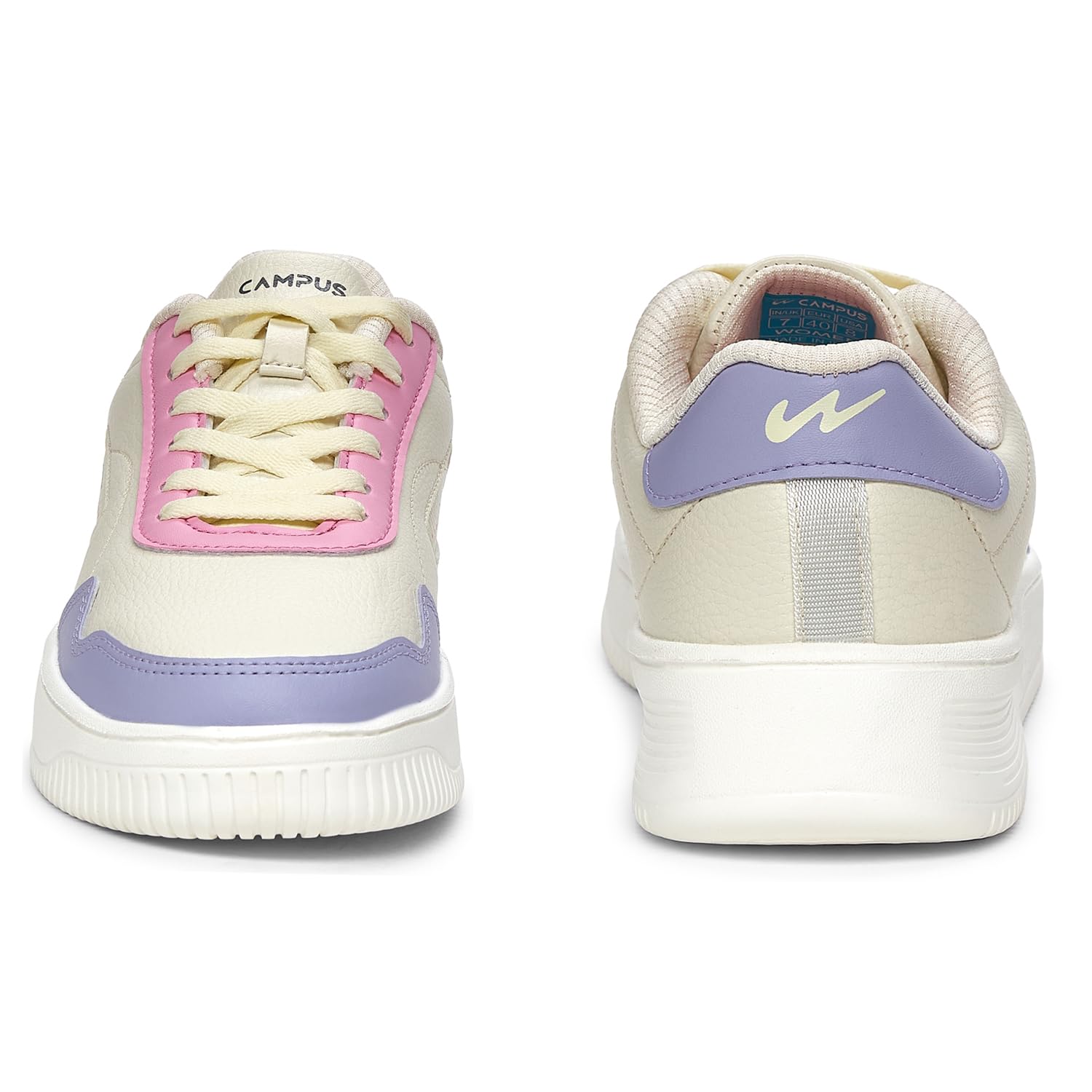 Campus Women's Sneakers - White Purple - Image 3