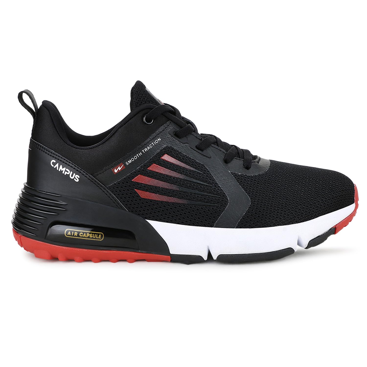 Campus Men's Tormentor Running Shoes - BLK/RED