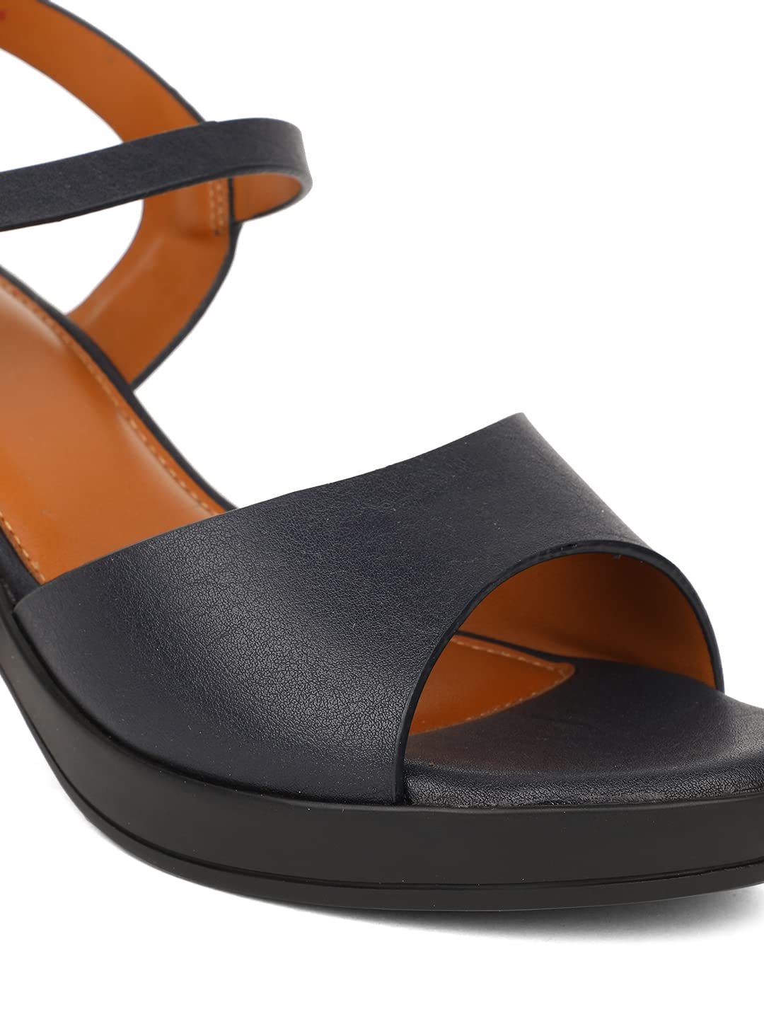 Bata Women's Block Heel Sandal - Navy - Image 5