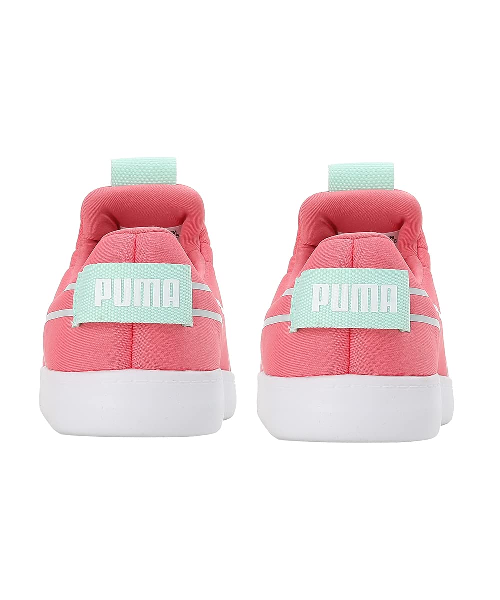 Puma Courtflex v2 Slip On Sneaker - Loveable Minty Burst White - Image 4