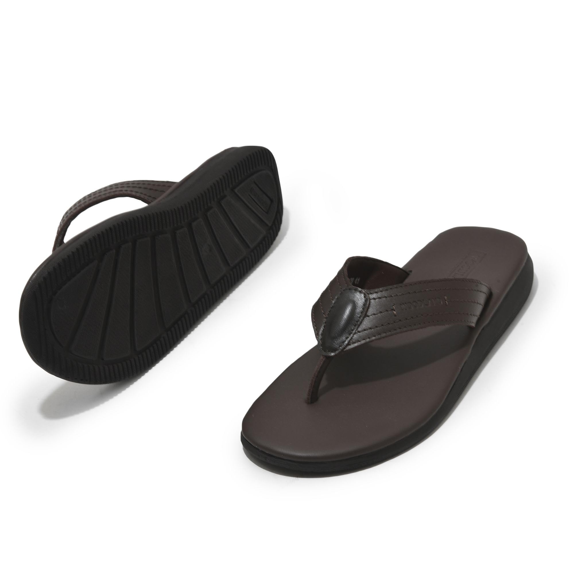 Woodland Men's Brown Flip-Flop - Image 4
