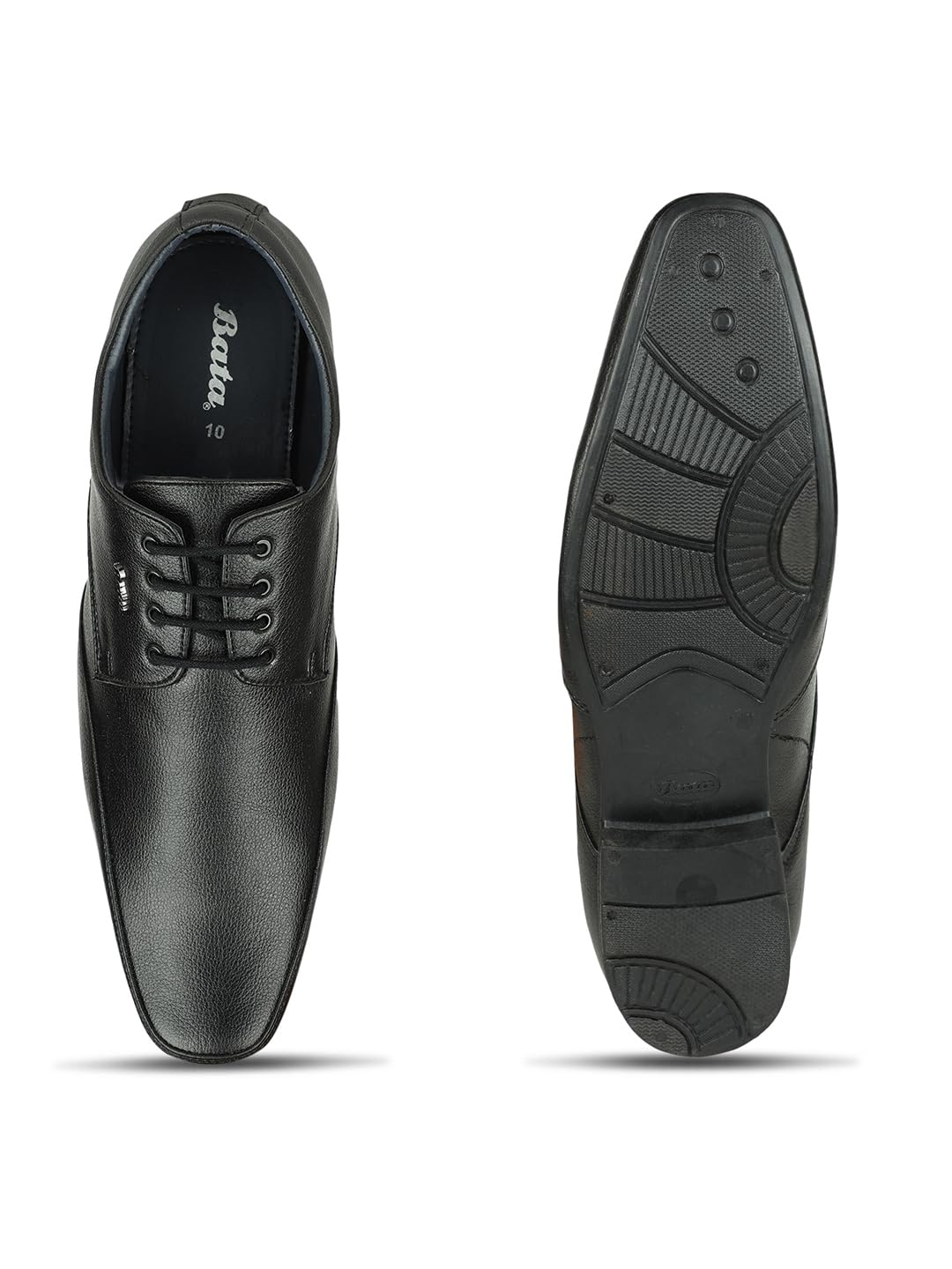 Bata Men's Black Formal Lace-up Shoes - Image 5