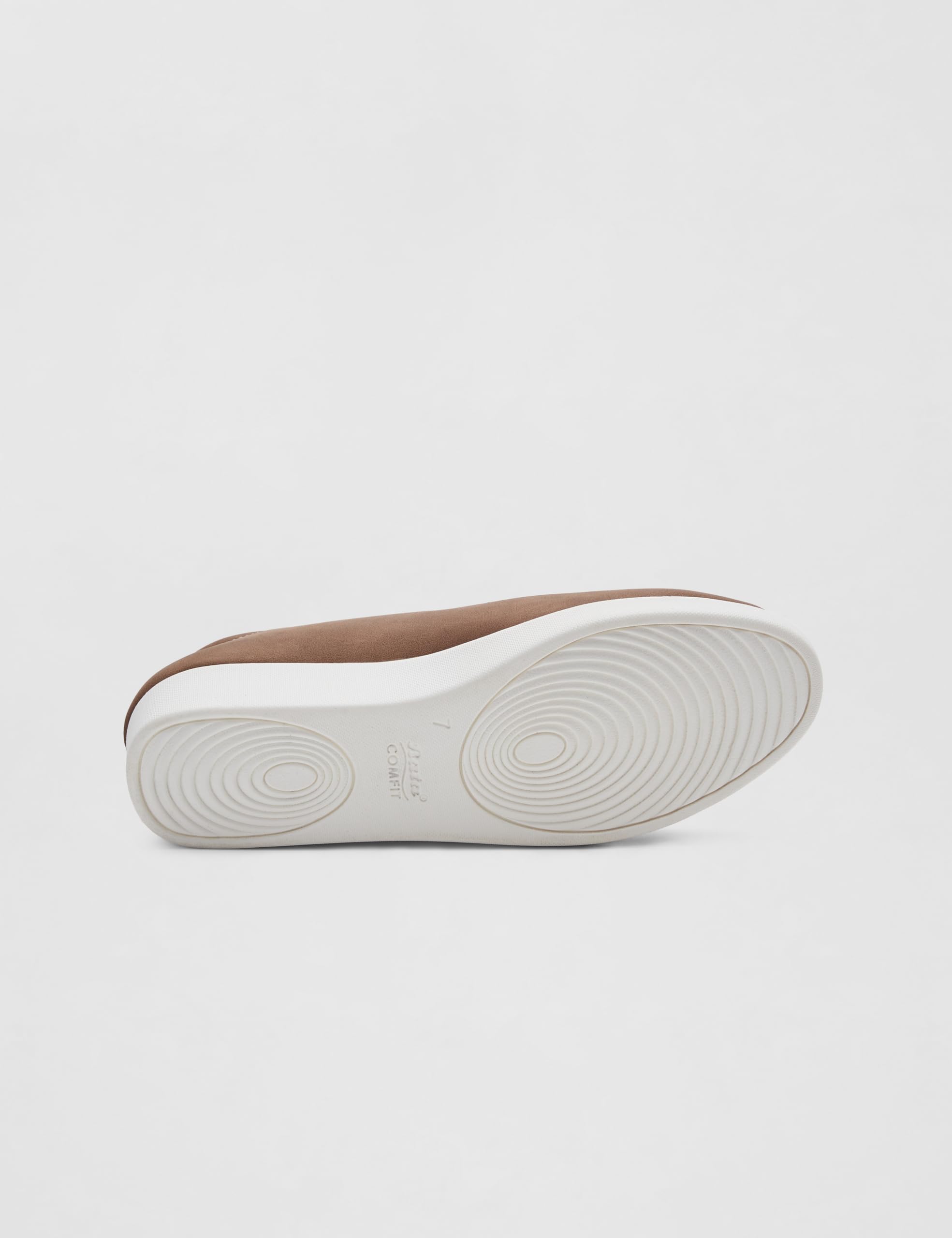 Bata Women's Brown Slip-on Ballerina Shoes - Image 3