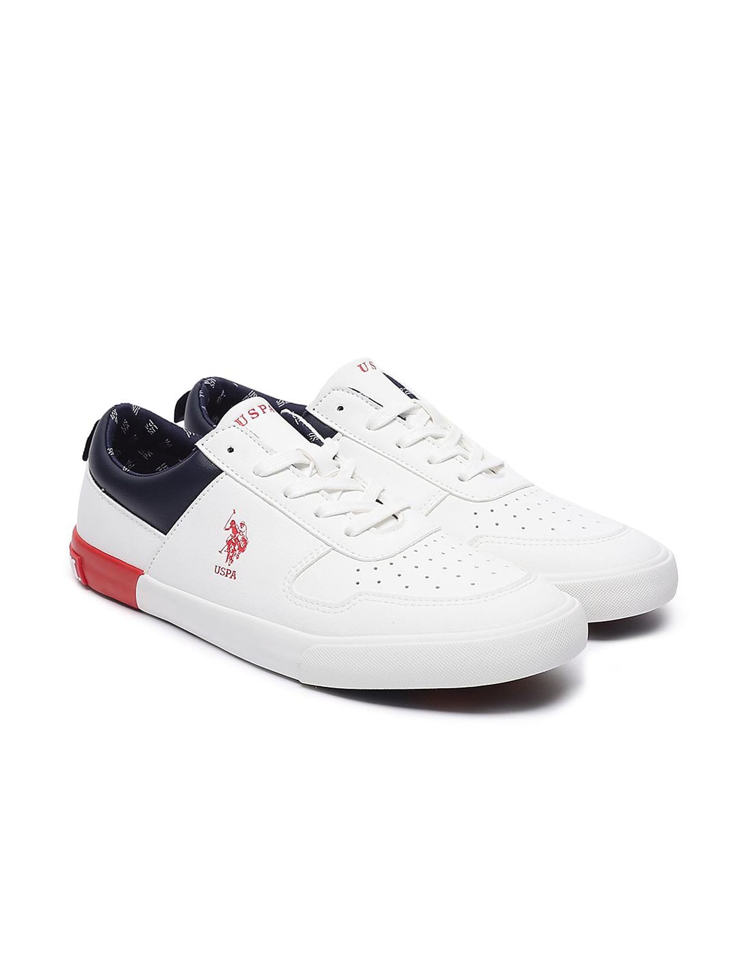 U.S. Polo Assn. Casual Sneakers for Men - Off White - Image 3