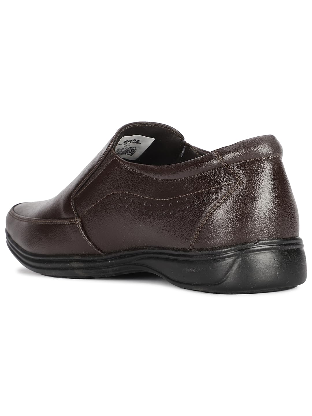 Bata Men's Slip-on Formal Shoes - Brown - Image 4