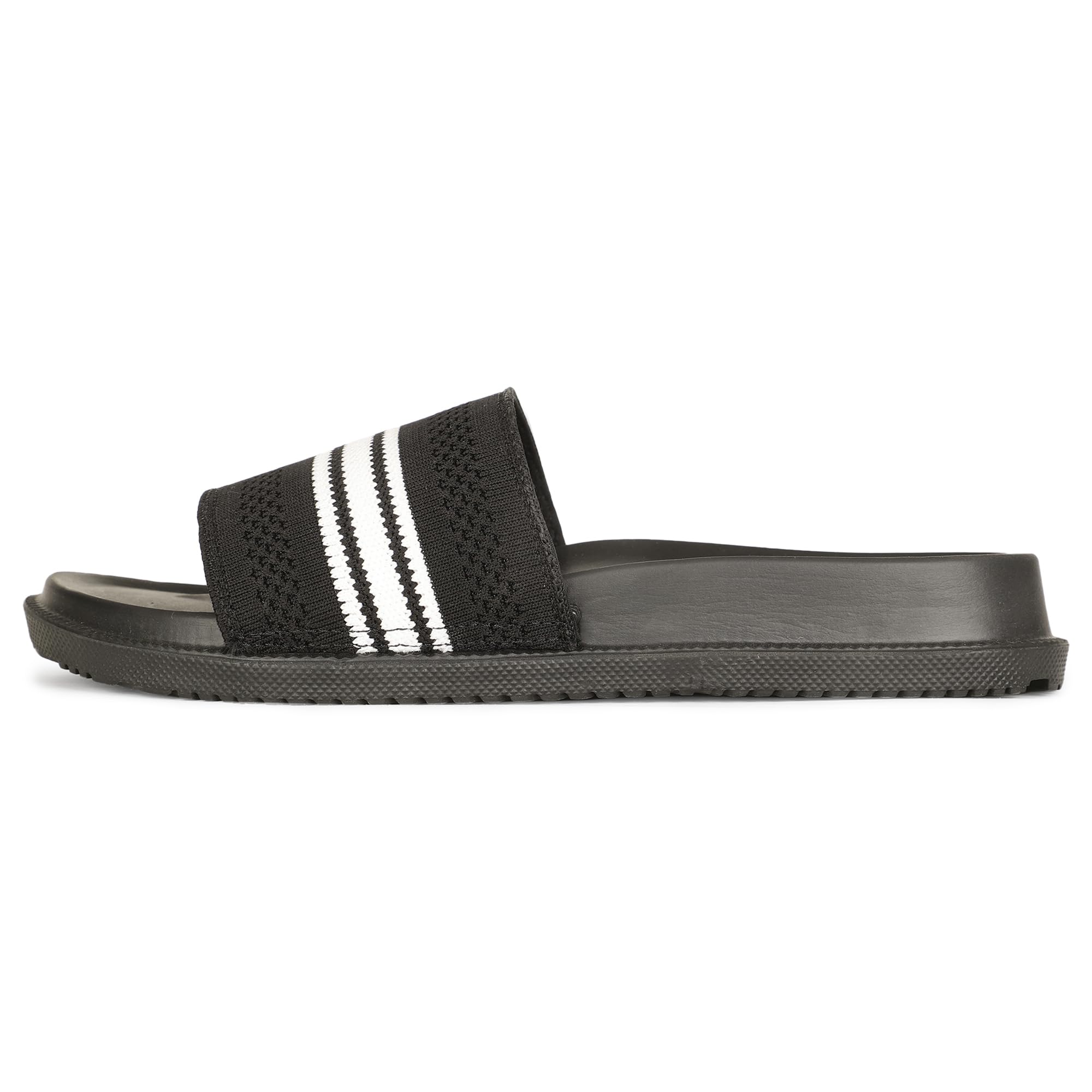 Bata Men's Black Slip-on Slide - Image 4