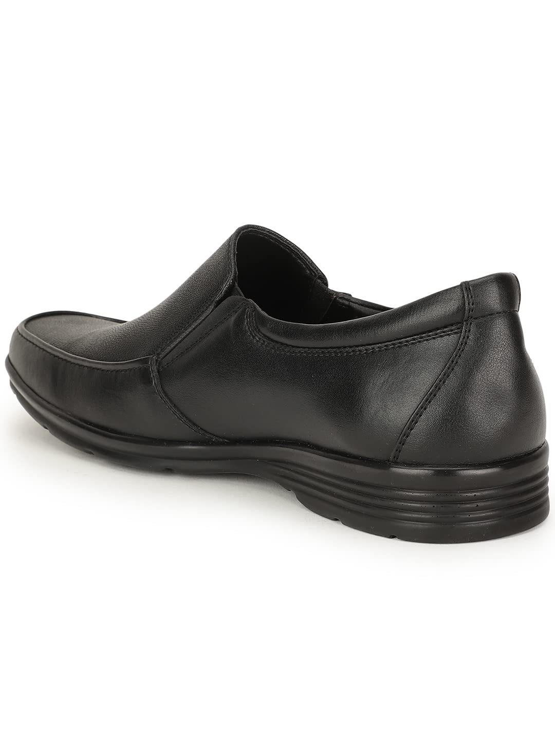 Bata Men's Black Formal Slip-On Shoes - Image 3