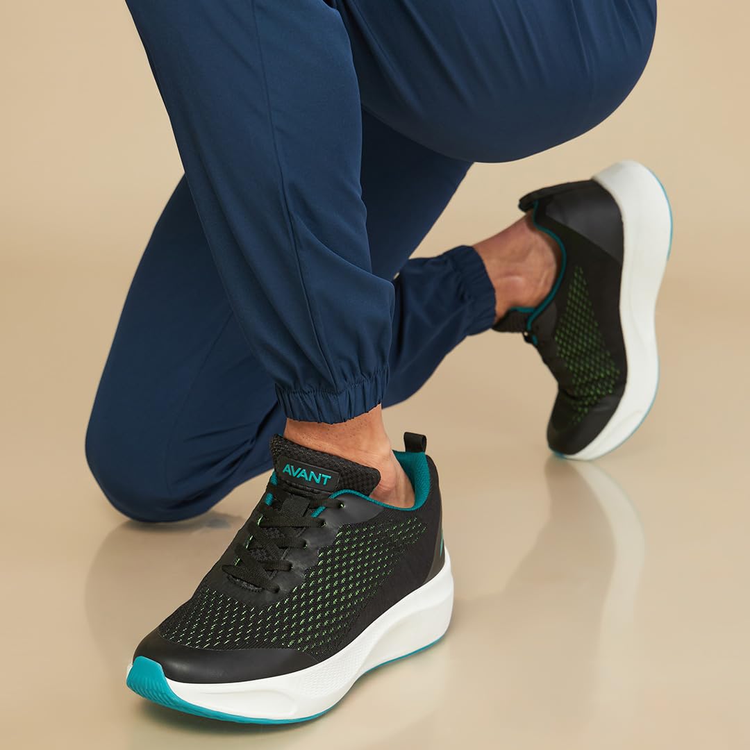 AVANT Men's Stark Running Shoes - Black Green - Image 5