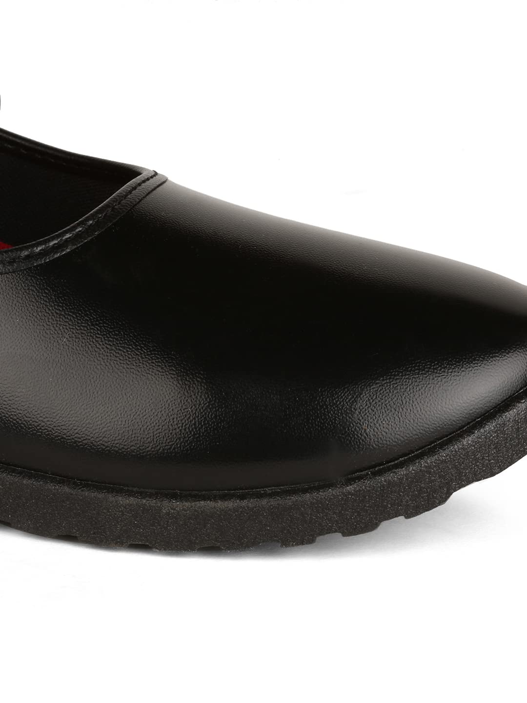 Bata Girls Black Buckle School Shoes - Image 4
