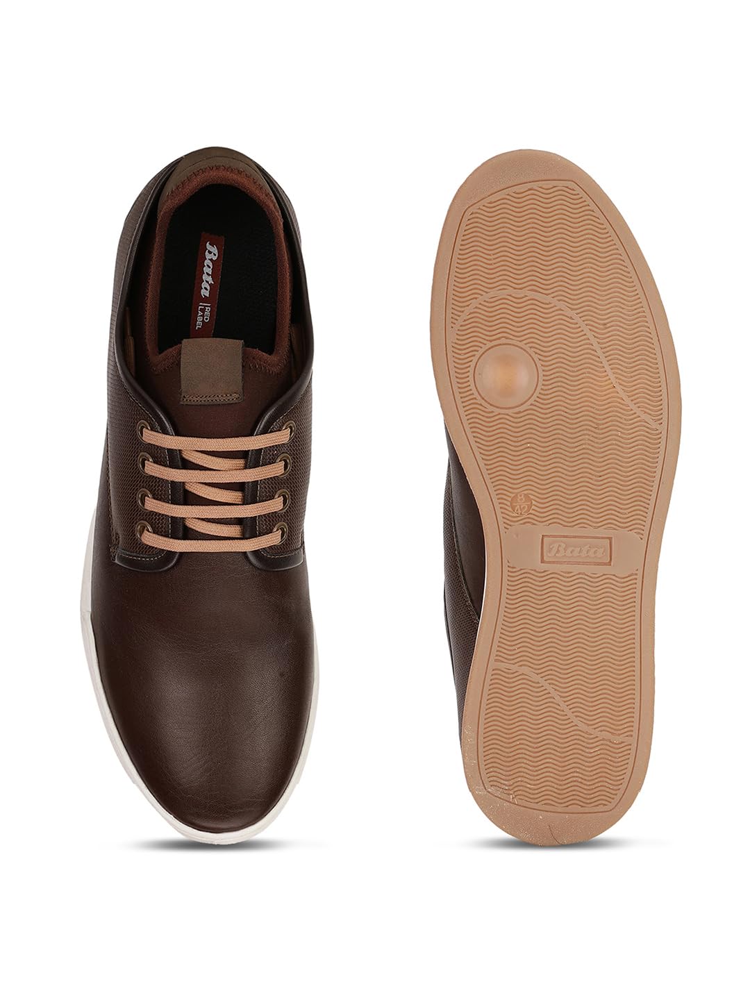 Bata Men's Lace-up Sneaker - Brown - Image 5