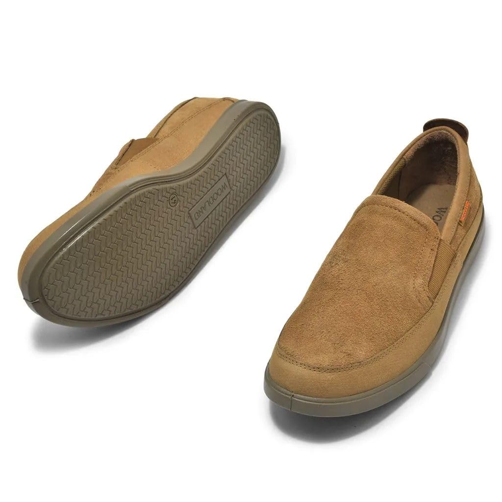 Woodland Men's Camel Leather Casual Shoe - Image 5