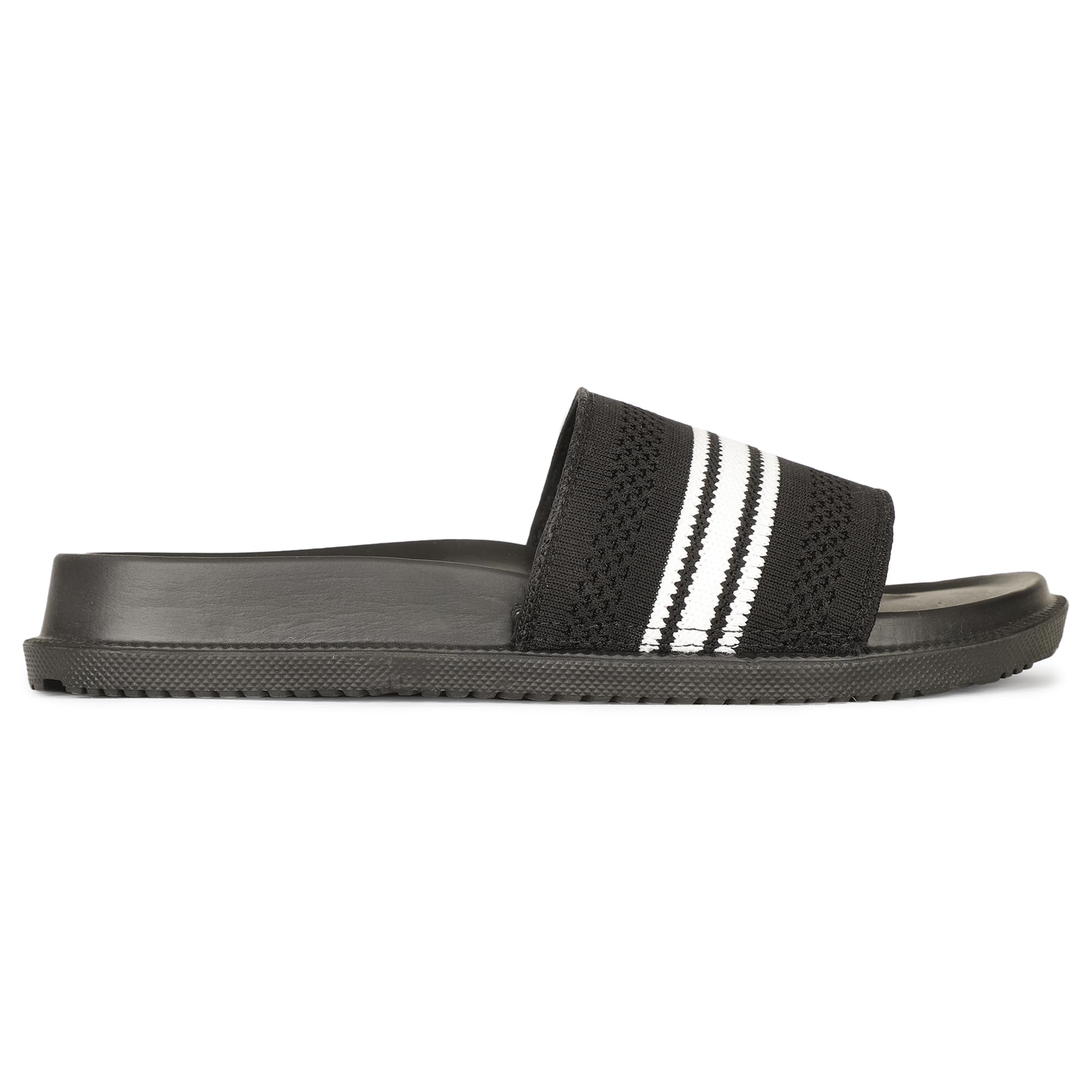 Bata Men's Black Slip-on Slide - Image 2
