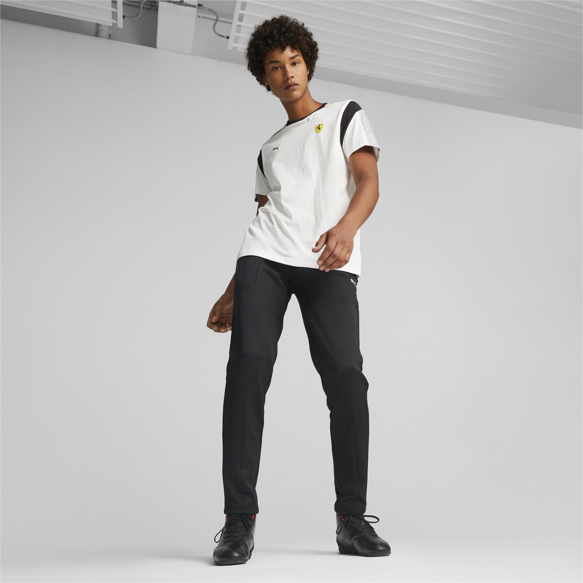 Puma Ferrari Carbon Cat Mid Sneaker - Black - Image 2