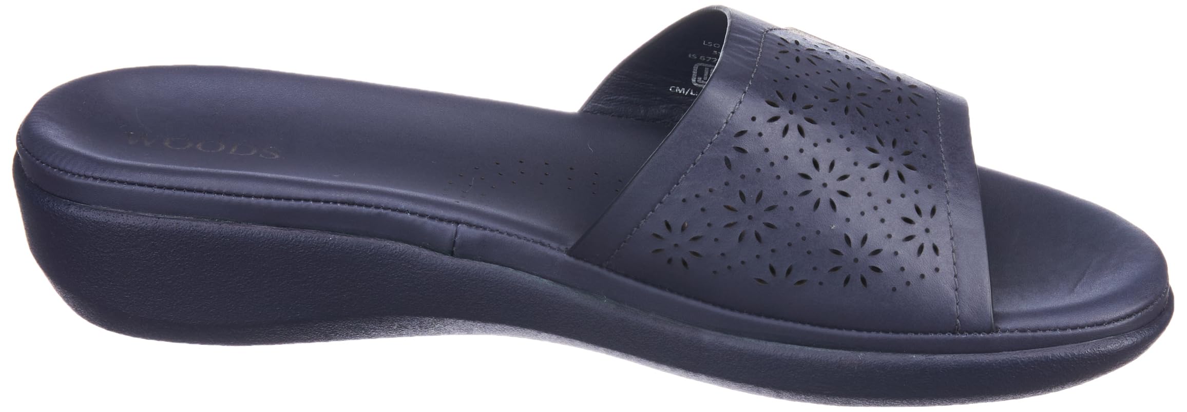 Woodland Women's Navy Slipper - Image 3