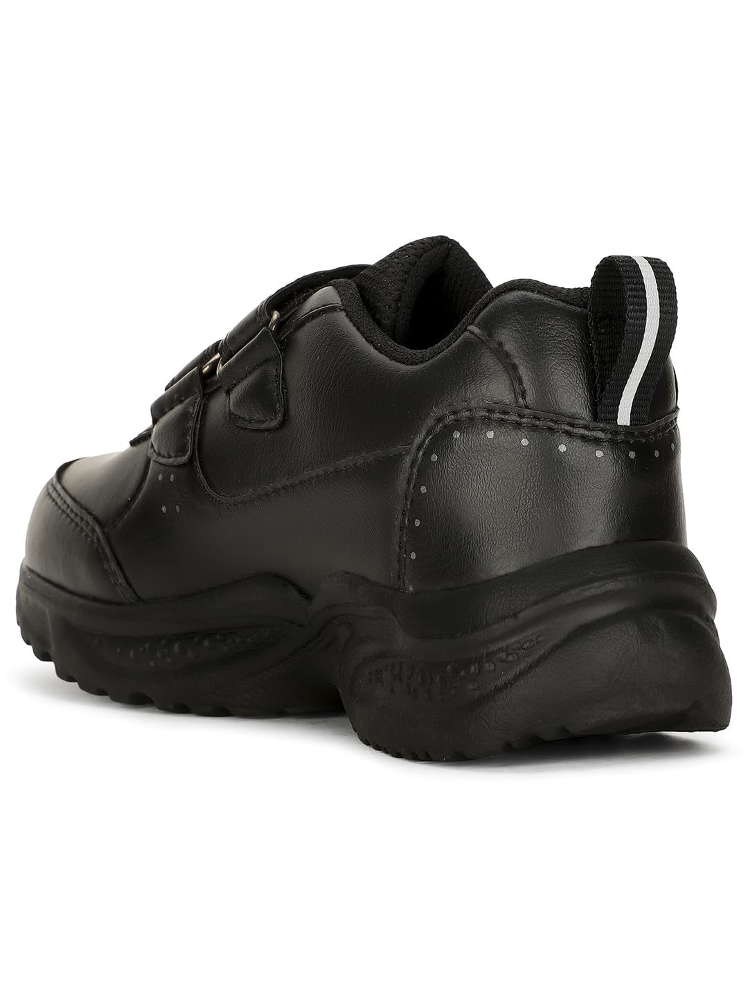 Bata Unisex Black Velcro School Shoes - Image 3