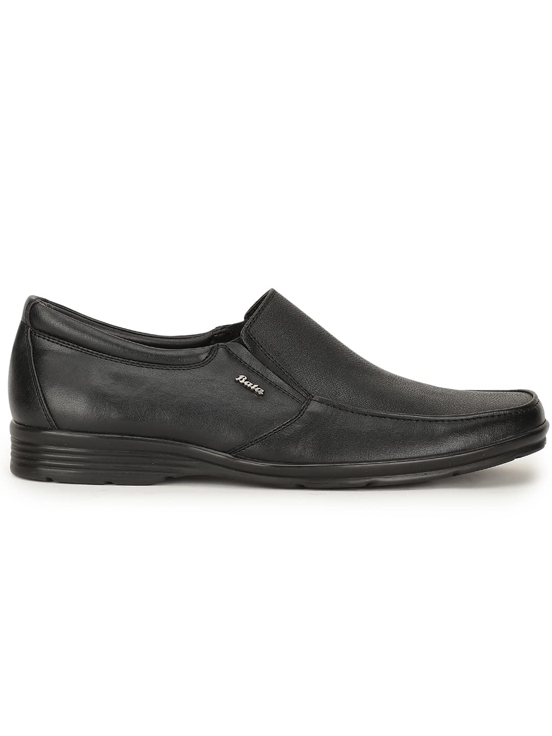 Bata Men's Black Formal Slip-On Shoes - Image 2
