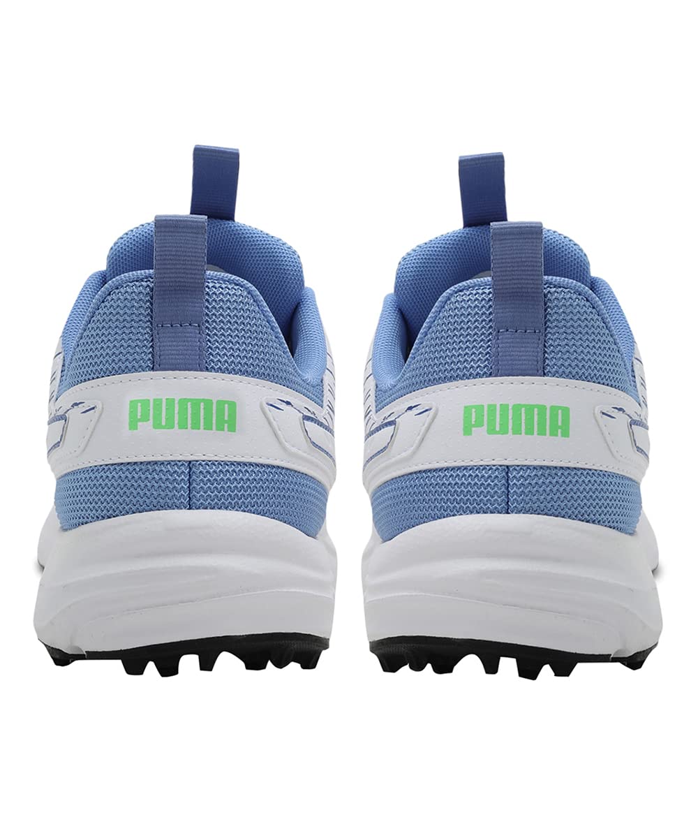 Puma Mens Cricket Shoe - White Blue Green - Image 4