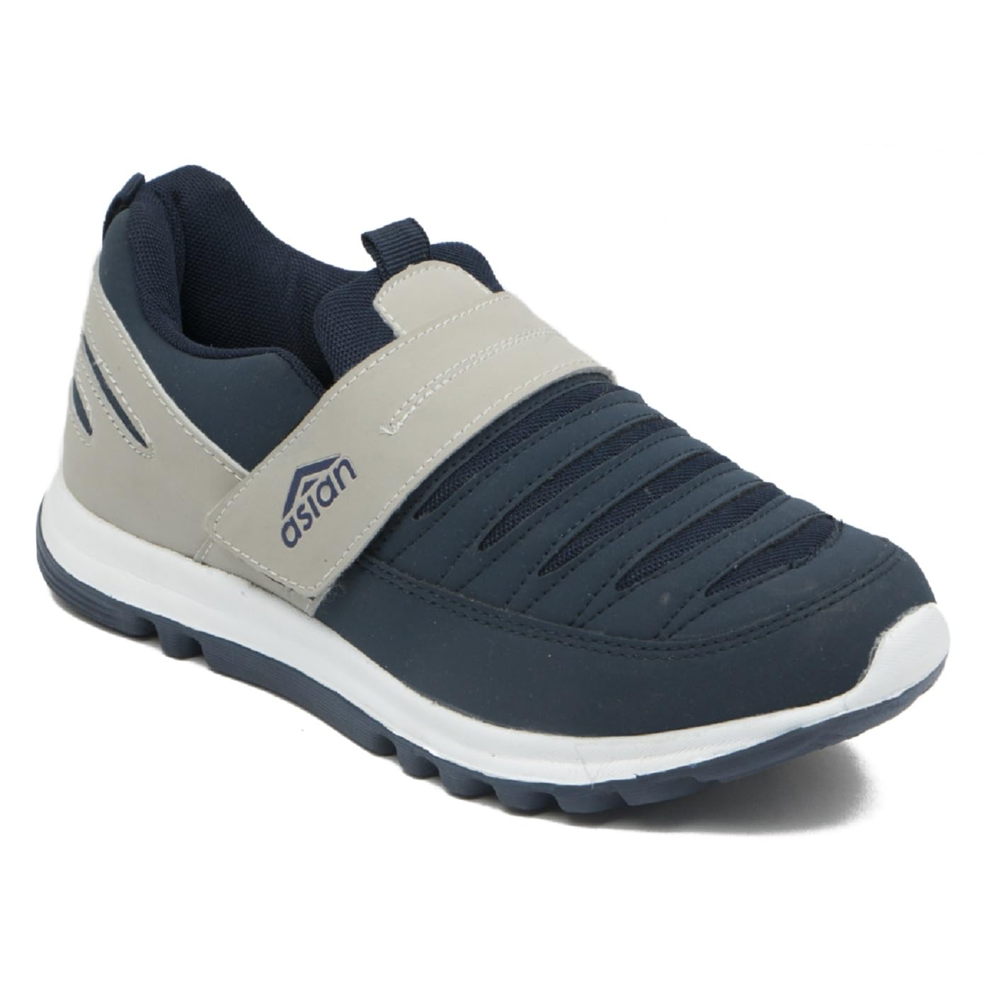 ASIAN Men's Running Shoes - Navy Blue Grey
