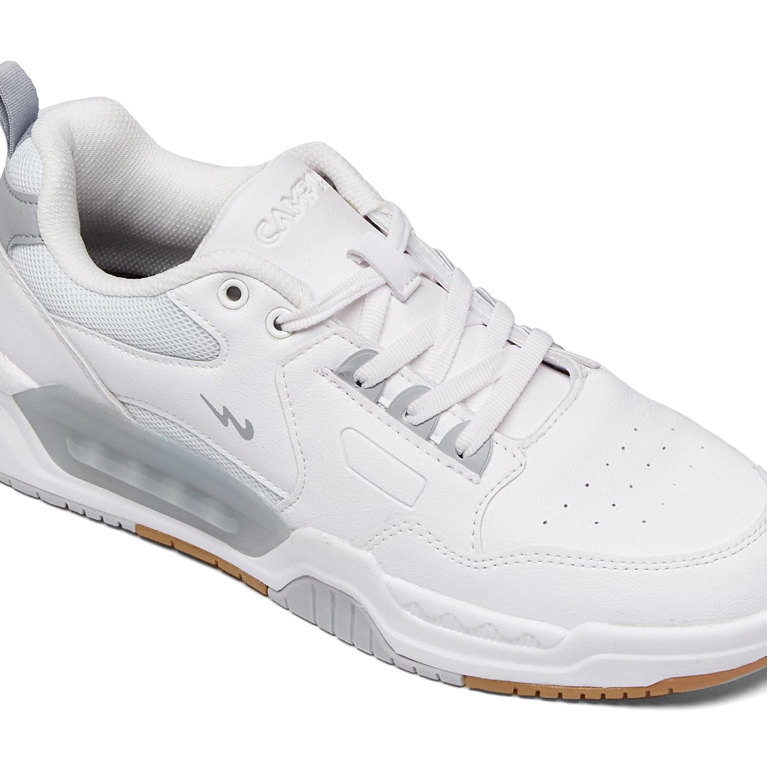Campus Men's Sneakers - White Lt Grey - Image 4