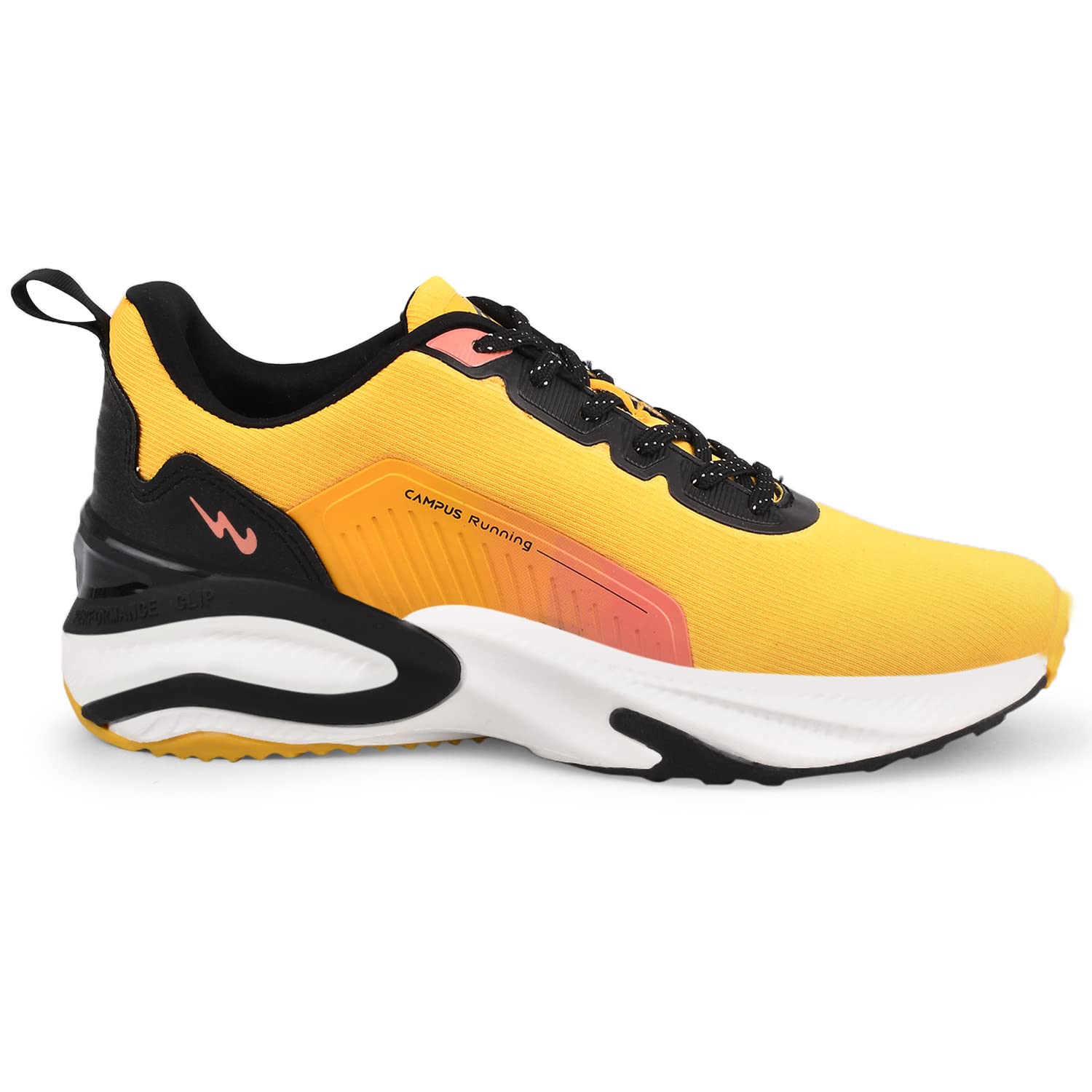 Campus Men's Camp-HUSTUN Running Shoes - YLW/BLK - Image 2
