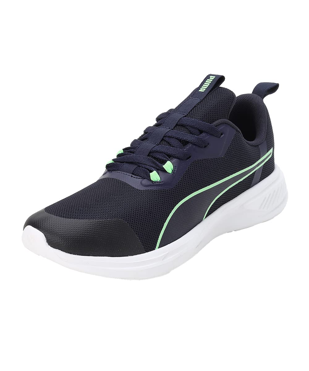Puma Men Foam Stride Sneaker - Navy Fizzy Lime White