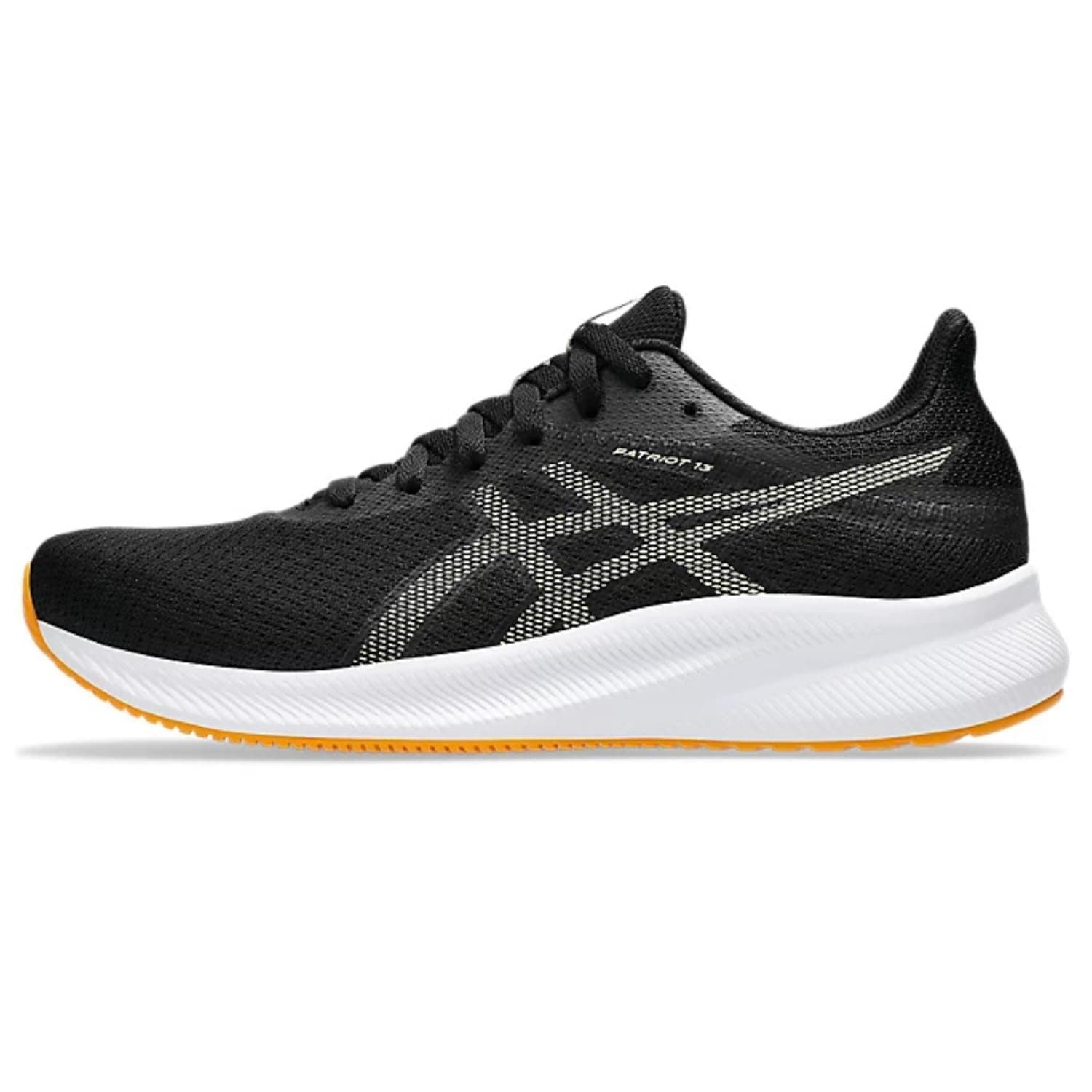 ASICS Men's Patriot 13 Running Shoes - Black/Huddle Yellow