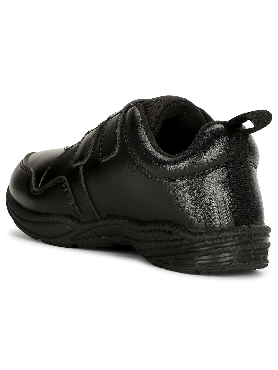 Bata Unisex Black Velcro School Shoes - Image 4