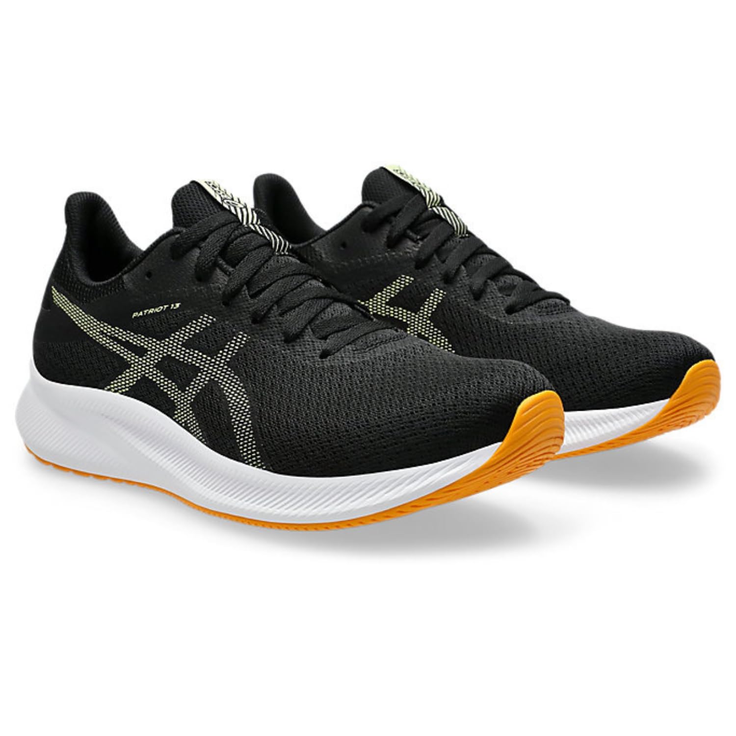 ASICS Men's Patriot 13 Running Shoes - Black/Huddle Yellow - Image 3