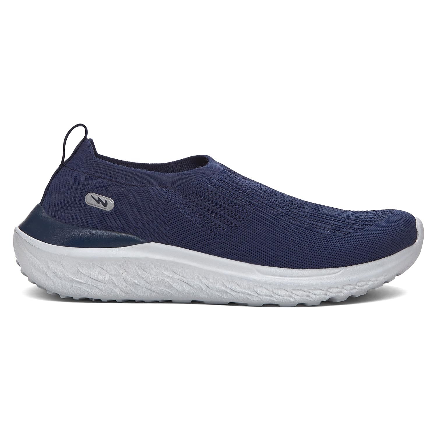 Campus Men's ANON Slip-On Walking Shoes - Navy/Silver - Image 2