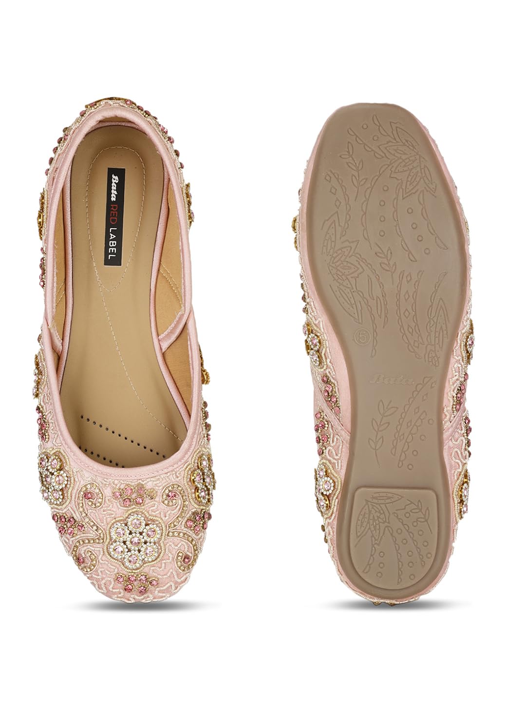 Bata Women's Quinn Flats - Red - Image 4