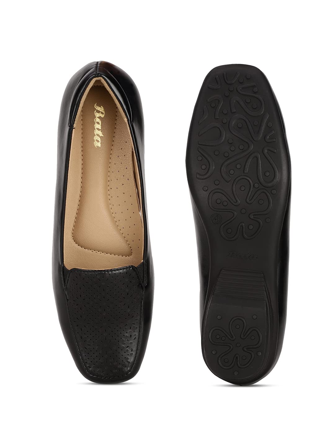 Bata Women's Black Synthetic Loafers - Image 4
