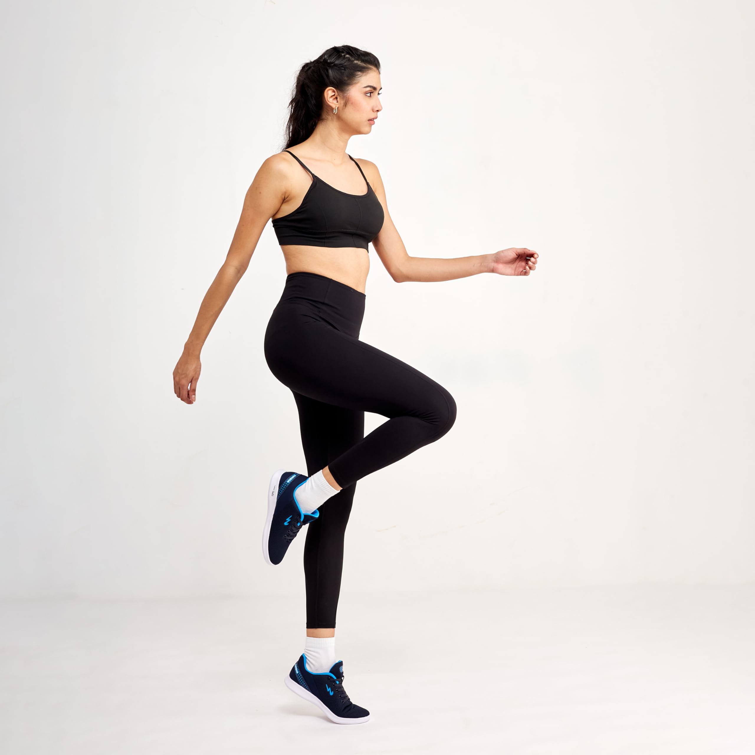 Campus Cristy Women's Running Shoes - Navy/Sky Blue - Image 4