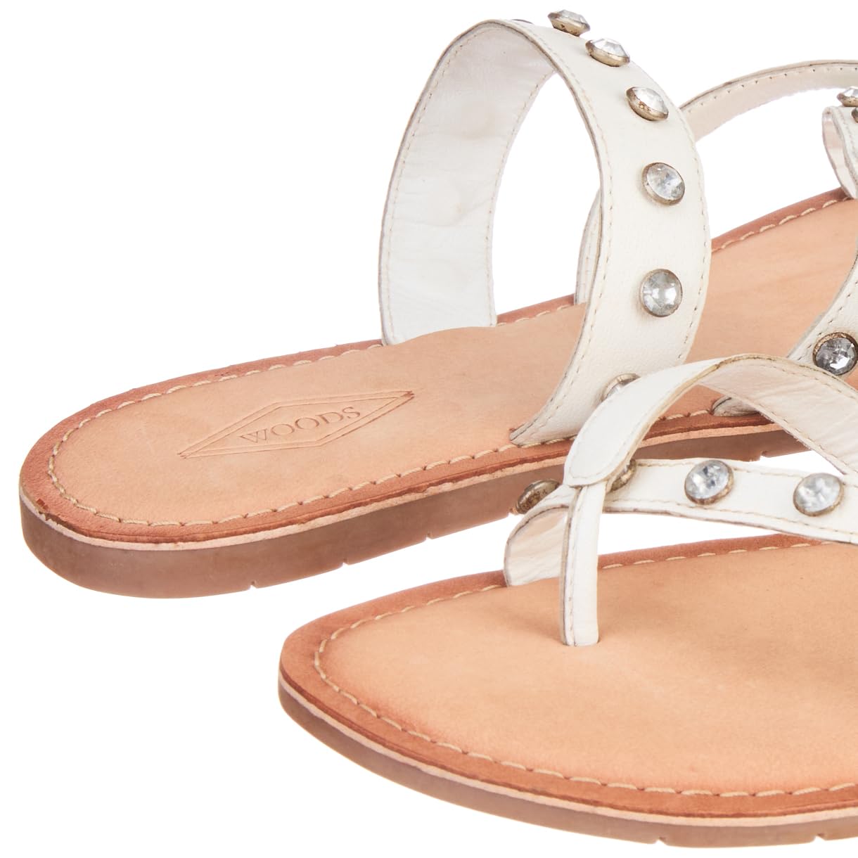 Woodland Women's White Sheep Nappa Slipper - Image 2