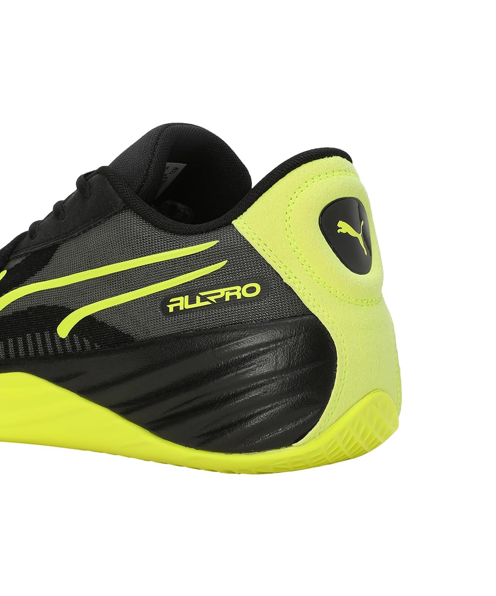 Puma All-Pro Nitro Basketball Shoe - Black Green - Image 4
