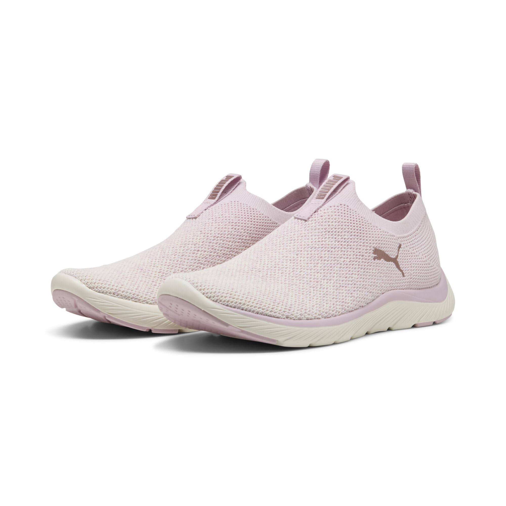 Puma Sftrde Remi SLP-on Knit for Women - Rose Mauve - Image 2