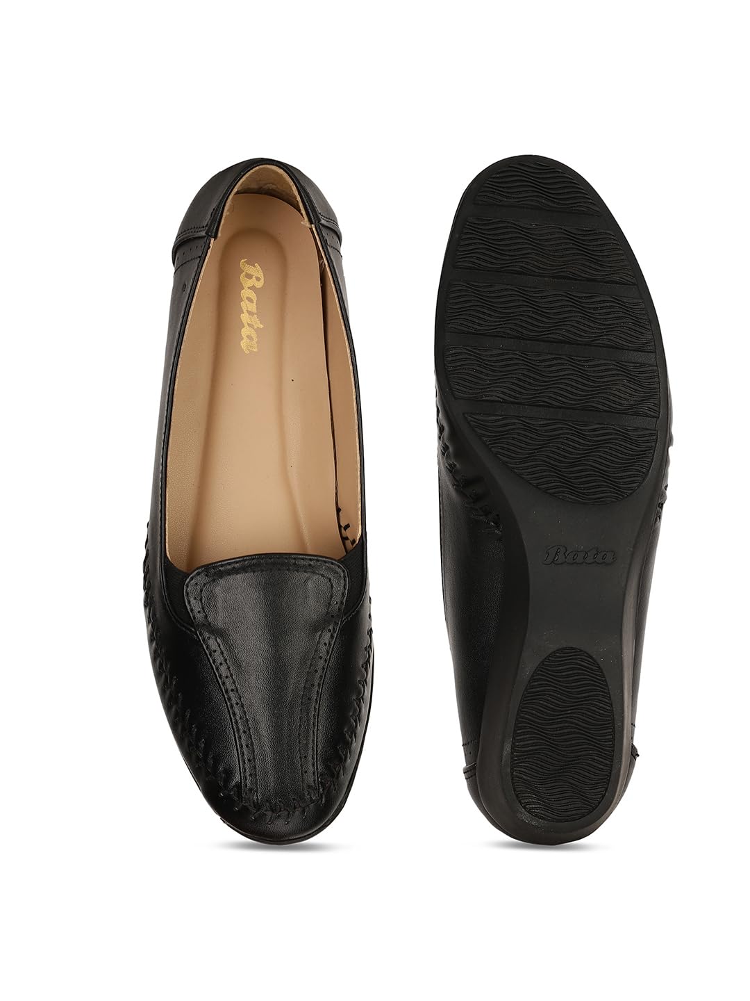 Bata Women's Slip-on Ballerina - Black - Image 5