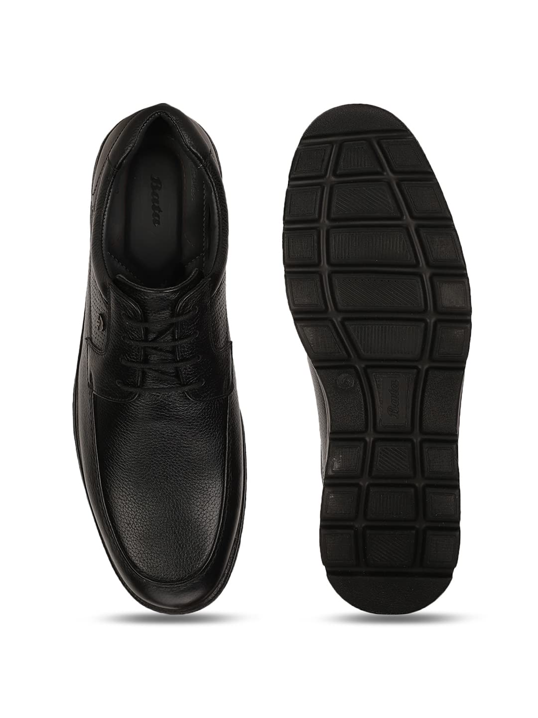 Bata Men Ramsay Derby Formal Shoes - Black - Image 4