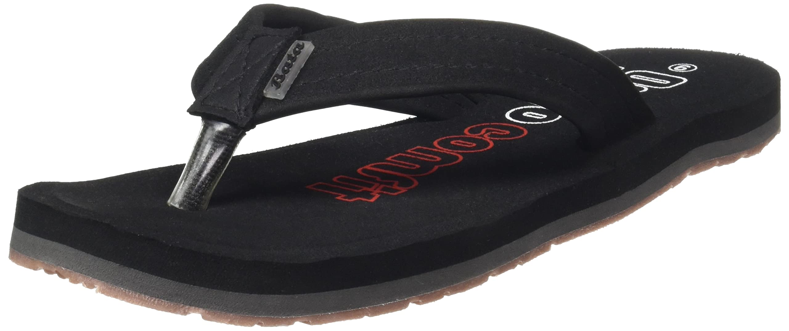 Bata Mens Ortho AW16 Flip Flops - Black - Image 3