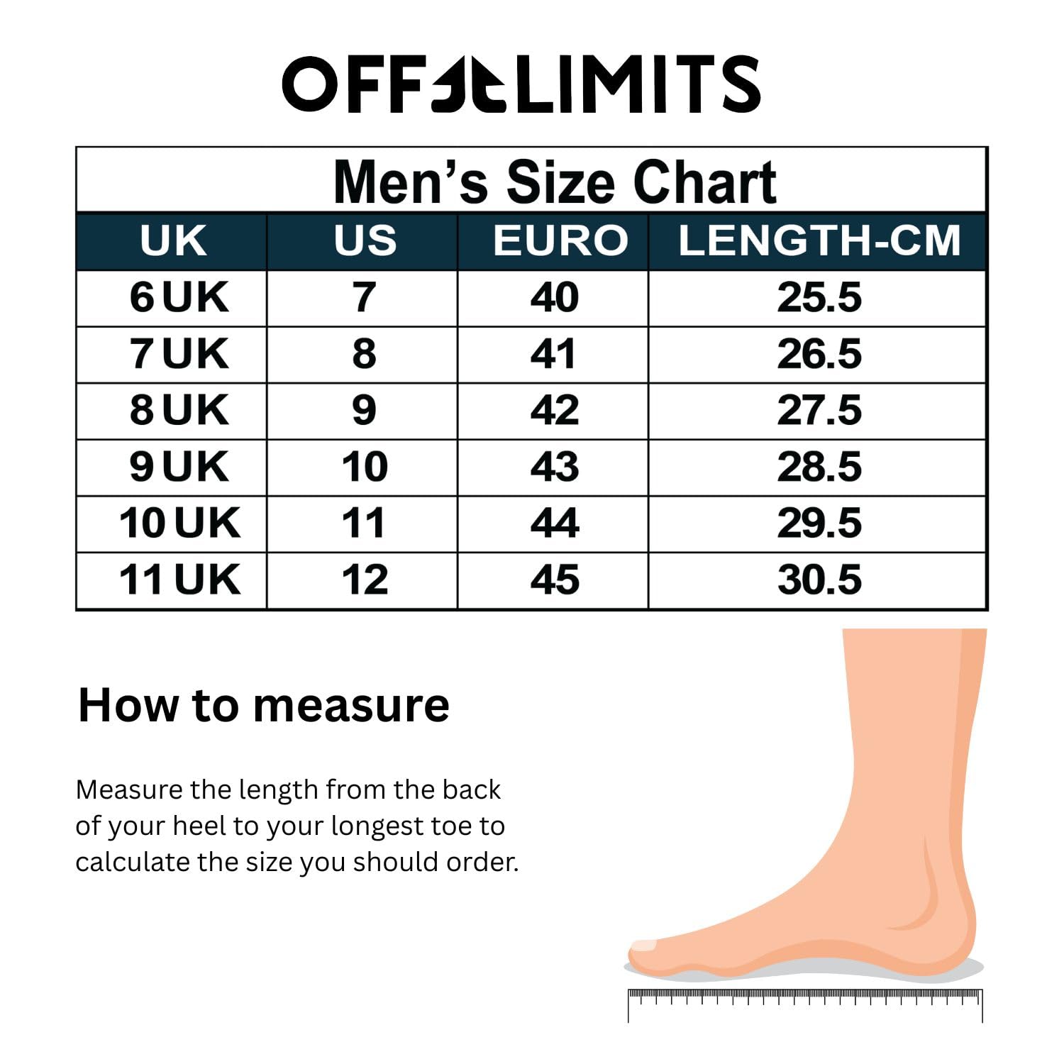 OFF LIMITS Men EON Casual Sneakers - Black/LT Grey - Image 5