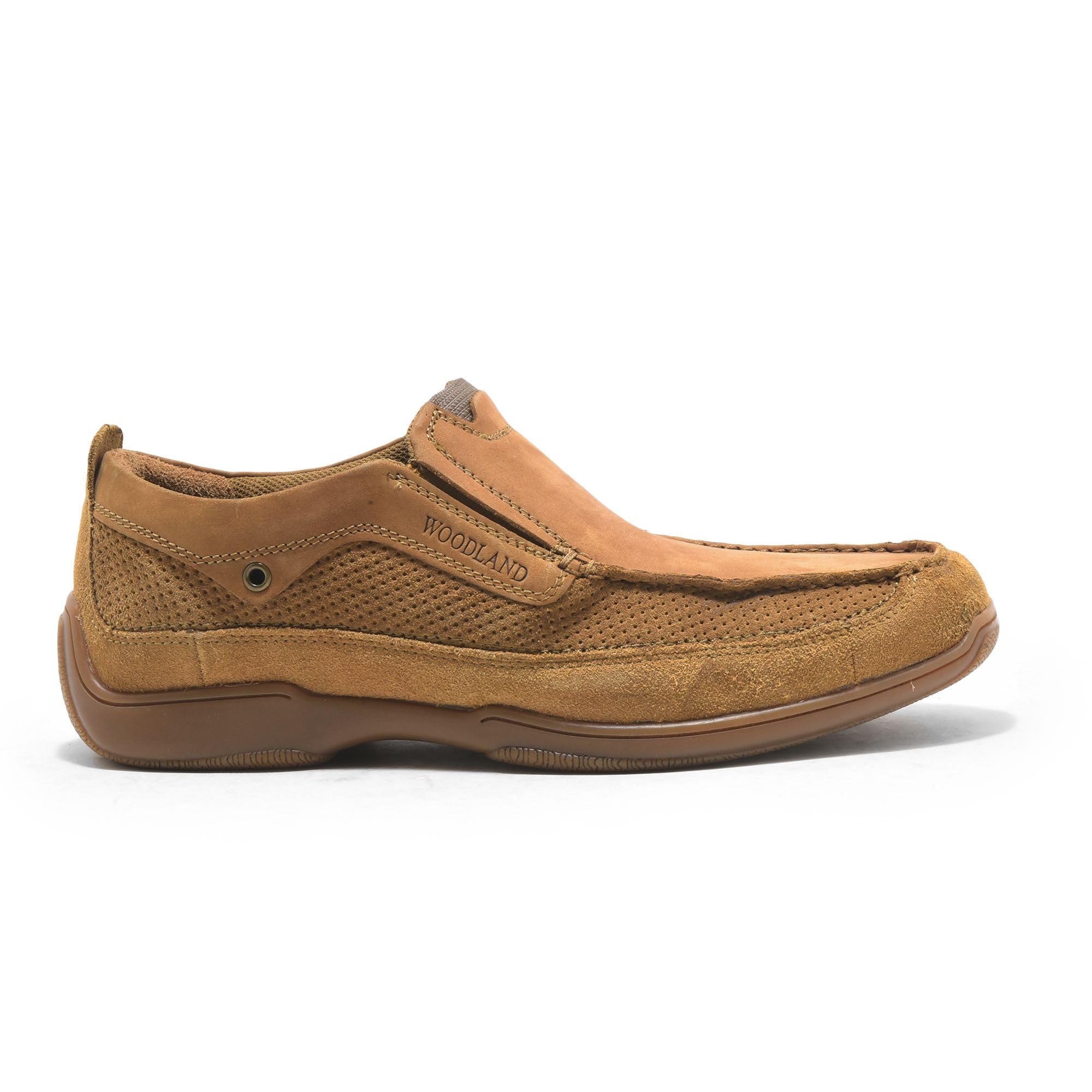 Woodland Men's Camel Loafer - Leather - Image 2