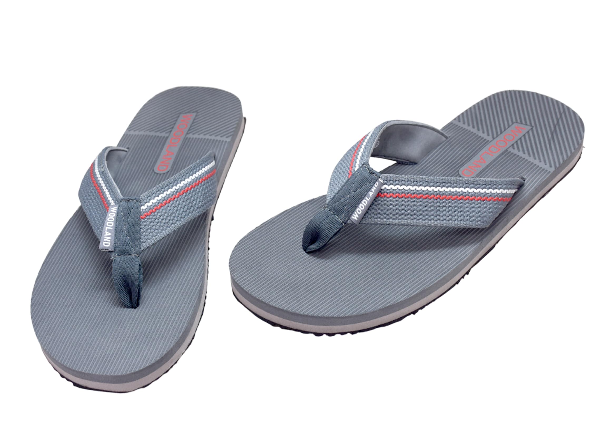 Woodland Men's Grey EVA Flip Flops - Image 5