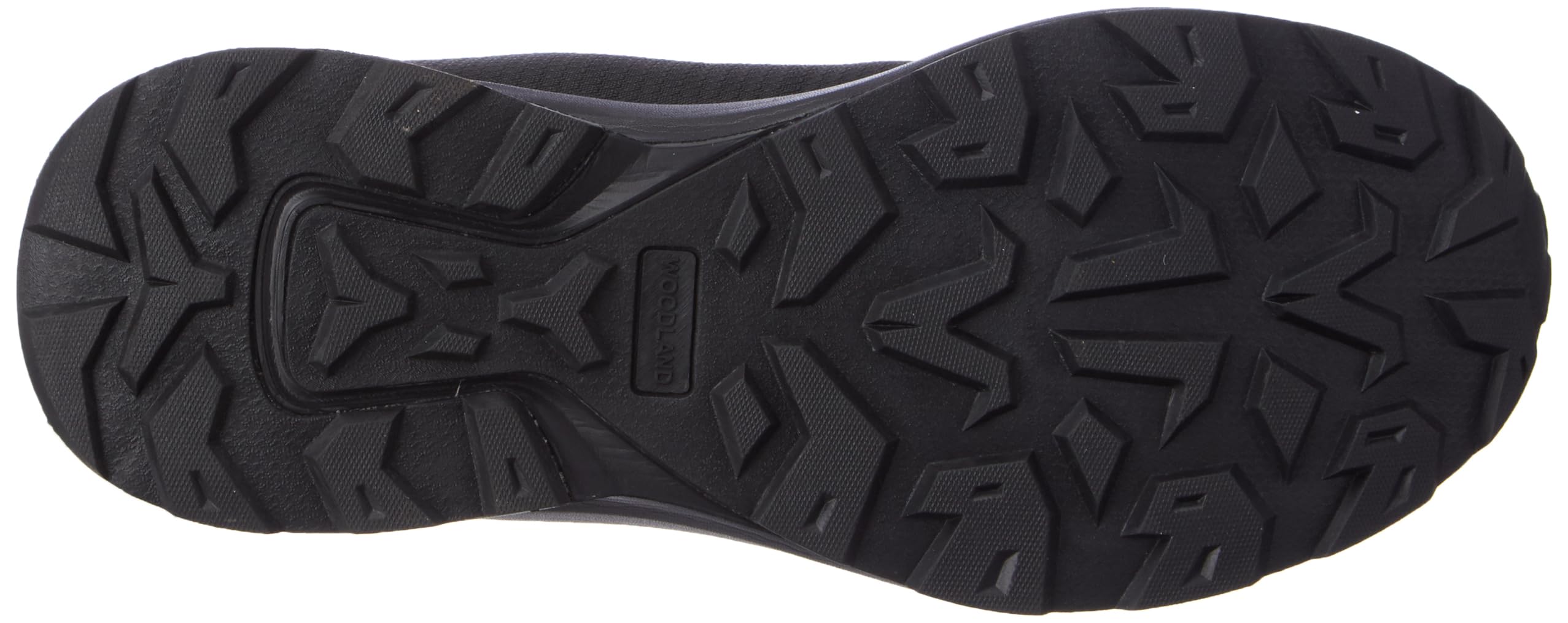 Woodland Men's Black Mesh Sports Shoes - Image 5