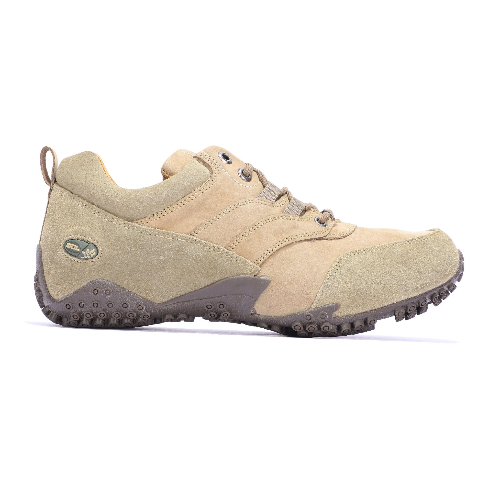 Woodland Men's Khaki Leather Sneaker - Image 2