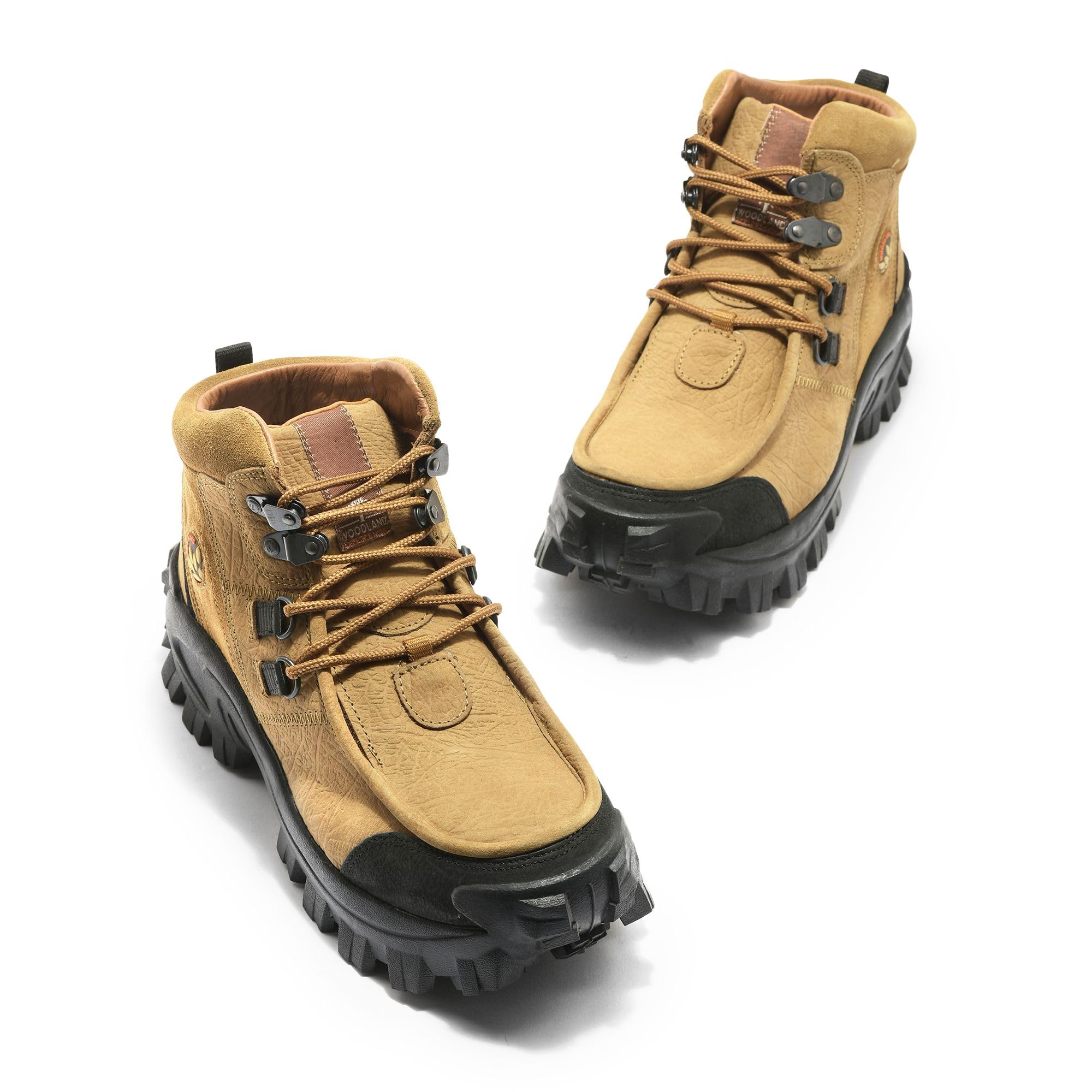 Woodland Men's Camel Leather Boots - Image 2