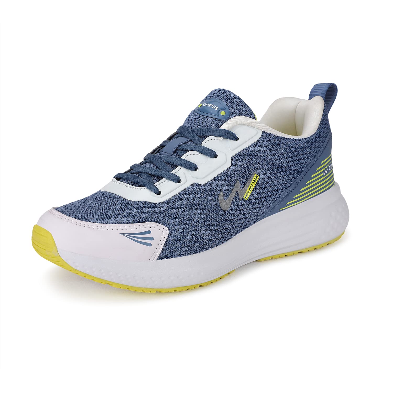 Campus Men's Awake Running Shoes - Slate White