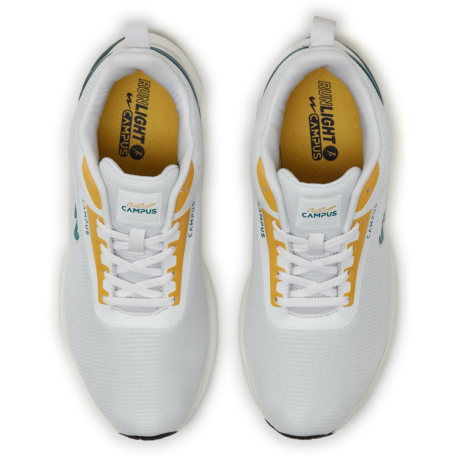 Campus Kripto Running Shoes for Men - White - Image 4