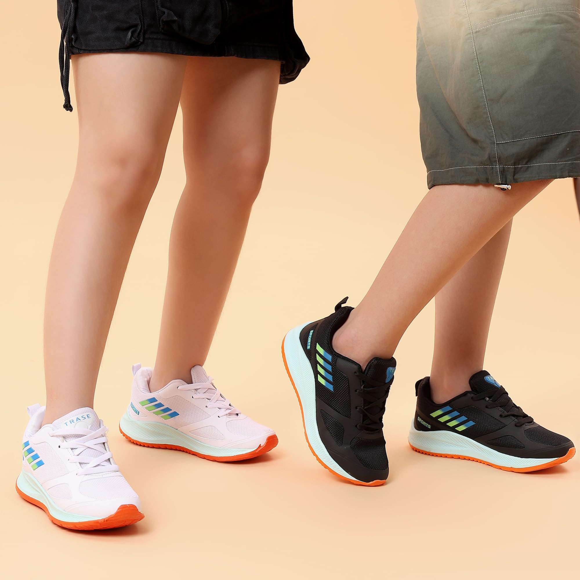 TRASE Kids Boys Sports Shoes - White - Image 4