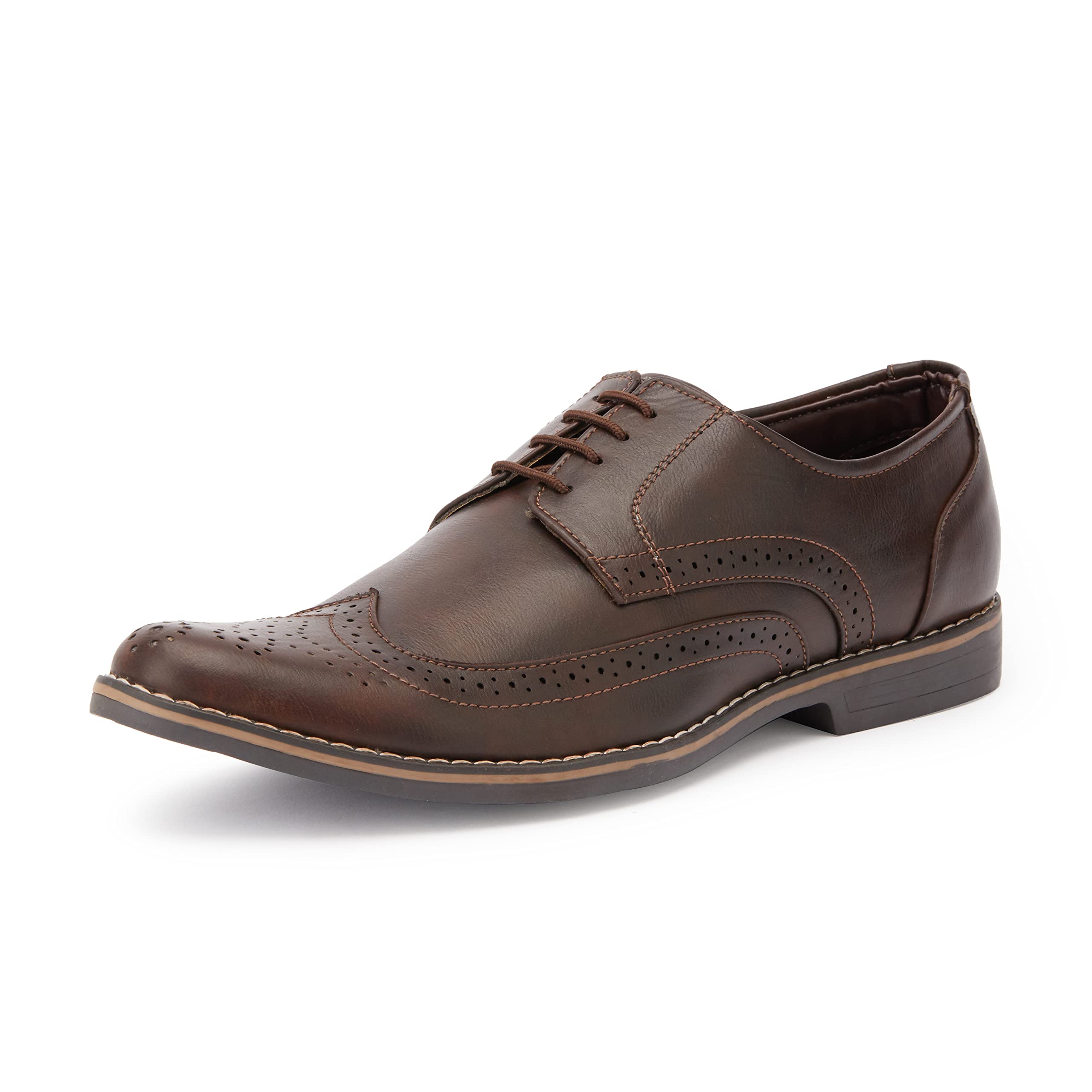 Centrino Men's Brown Formal Shoes