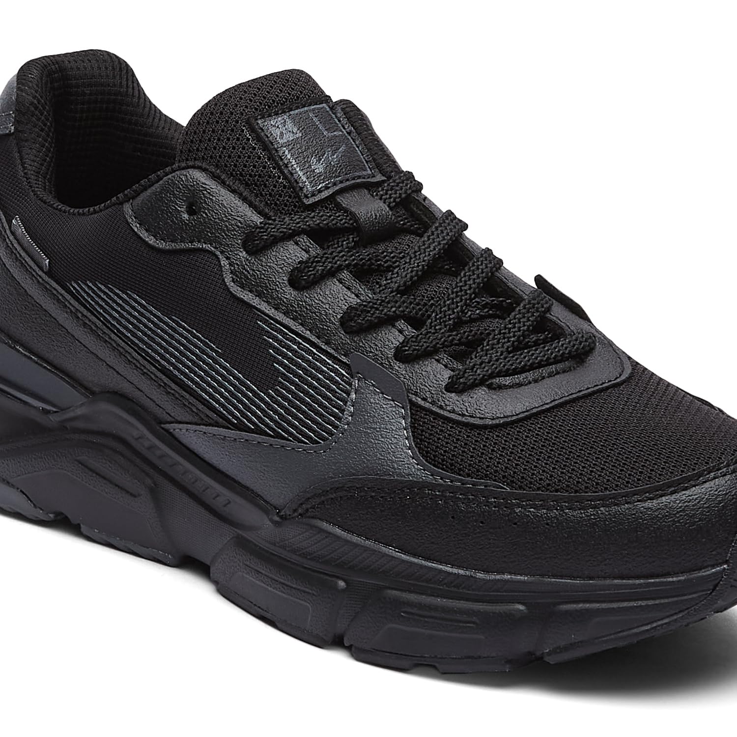 Campus Men's POD Sneakers - Black/Dark Grey - Image 4