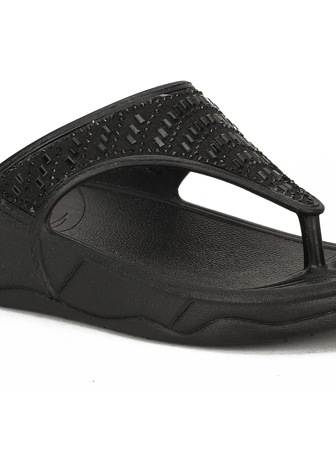 Bata Women's Platform Heel Sandal - Black - Image 5